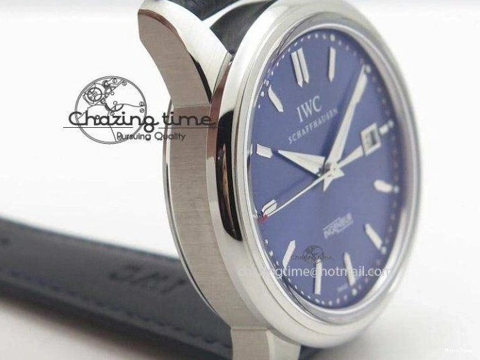 MIROTIME 0208 UrbanChic Ingeniuer St.Laurens SS Blue Dial MK 1:1 Best Edition On Black Leather Strap A 7366